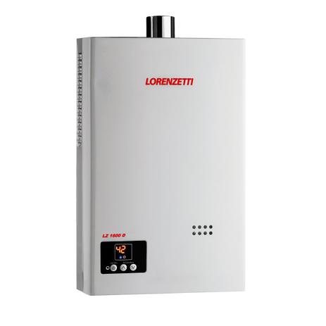 Aquecedor Lorenzetti LZ 1600D 15L Gás Natural (GN) Menor preço em Aquecedor Lorenzetti LZ 1600D 15L Gás Natural (GN)