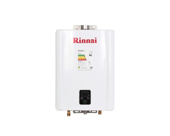 Aquecedor Rinnai 17 litros REU-E170-FEH branco, gás GLP, exaustão forçada, bivolt, digital Menor preço em Aquecedor Rinnai 17 litros REU-E170-FEH branco, gás GLP, exaustão forçada, bivolt, digital