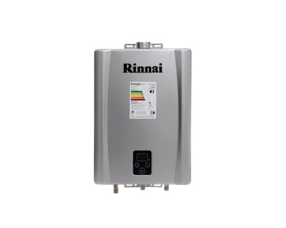 Aquecedor Rinnai 17 litros REU-E170-FEHG, prata, gás GLP, digital, exaustão forçada, bivolt Menor preço em Aquecedor Rinnai 17 litros REU-E170-FEHG, prata, gás GLP, digital, exaustão forçada, bivolt