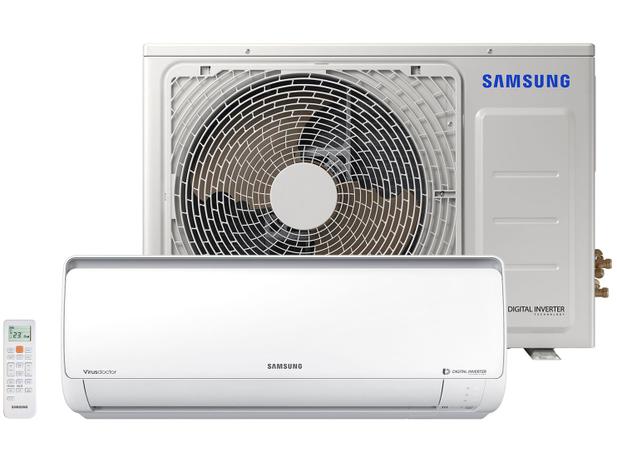 Ar-condicionado Split Samsung Digital Inverter - 18.000 BTUs Quente/Frio AR18MSSPBGM/AZ