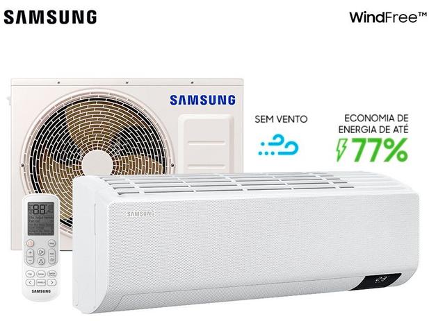 Ar-condicionado Split Samsung Inverter 18.000 BTUs – Quente e Frio Wind Free AR18TSHCBWKNAZ