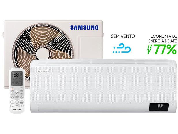 Ar-condicionado Split Samsung Inverter 9.000 BTUs – Quente e Frio Wind Free AR09TSHCBWKNAZ