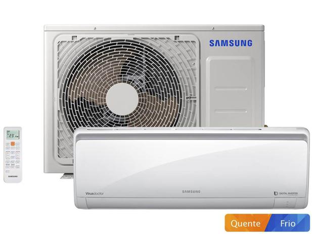 Ar-condicionado Split Samsung Max Plus 24.000 BTUs - Quente/Frio Virus Doctor AR24HSSPASN/AZ