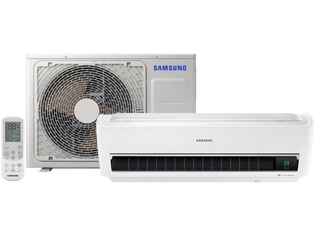 Ar-condicionado Split Samsung Wind Free Digital - Inverter 12.000 BTUs Frio AR12MVPXAWK/AZ Menor preço em Ar-condicionado Split Samsung Wind Free Digital - Inverter 12.000 BTUs Frio AR12MVPXAWK/AZ