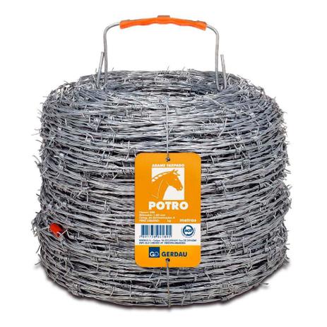 Arame Farpado 250m Potro F.16 Gerdau Menor preço em Arame Farpado 250m Potro F.16 Gerdau