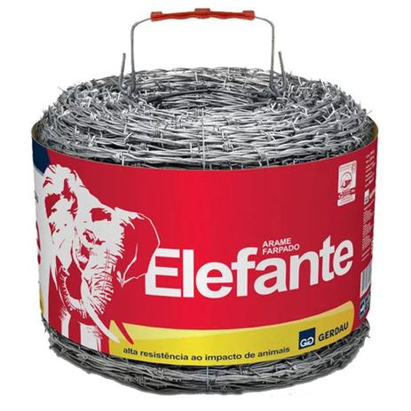 Arame Farpado Elefante Gerdau 400M 2.2 Mm Menor preço em Arame Farpado Elefante Gerdau 400M 2.2 Mm