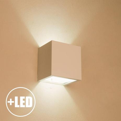 Arandela 2 fachos Externa E Interna Alumínio + Lâmpada Led G9 5w 6000k - Lcgeletro Menor preço em Arandela 2 fachos Externa E Interna Alumínio + Lâmpada Led G9 5w 6000k - Lcgeletro