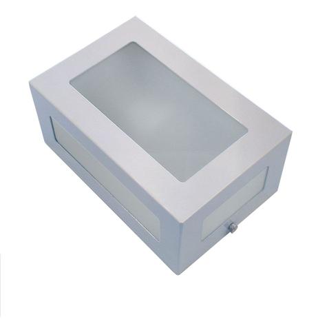 Arandela 5 vidros para lâmpada E27 luminária Aluminio Branca - Badylux é boa?