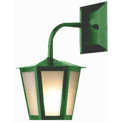 Arandela Colonial Sextavada em Aço 30cm Luminária Lustre Externa Interna Verde Parede Ideal Menor preço em Arandela Colonial Sextavada em Aço 30cm Luminária Lustre Externa Interna Verde Parede Ideal