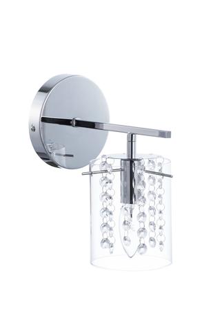 Arandela com cúpula de vidro e cristal transparente SC - Newlight Menor preço em Arandela com cúpula de vidro e cristal transparente SC - Newlight