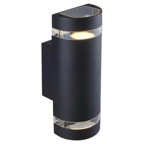 Arandela de Alumínio Trace 26,5cmx10cmx10cm Bella Iluminação Preta Menor preço em Arandela de Alumínio Trace 26,5cmx10cmx10cm Bella Iluminação Preta