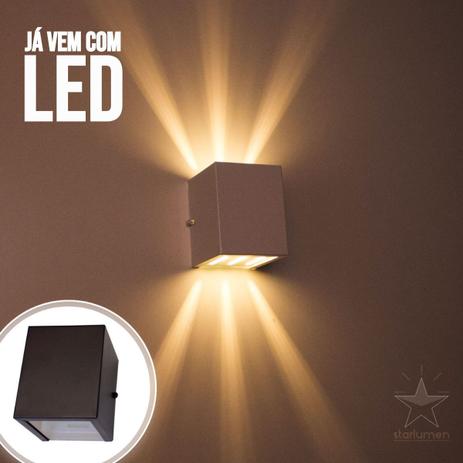 Arandela de efeito 6 fachos marrom + led 7w 3000K luminária externa e interna st566 - Starlumen é boa?