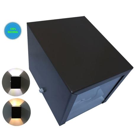 Arandela De Parede E Muro Externa 2 Fachos Marrom + Lâmpada Led 110V - Bady lux Menor preço em Arandela De Parede E Muro Externa 2 Fachos Marrom + Lâmpada Led 110V - Bady lux