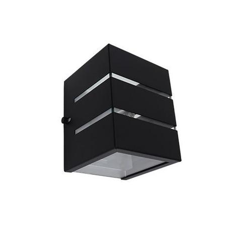 Arandela De Parede Muro 2 Fachos Com Frisos Aluminio Preto - Allight é boa?