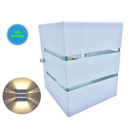 Arandela De Parede Muro Externa 2 Fachos Friso + Lâmpada Led 220V - Bady Lux Menor preço em Arandela De Parede Muro Externa 2 Fachos Friso + Lâmpada Led 220V - Bady Lux