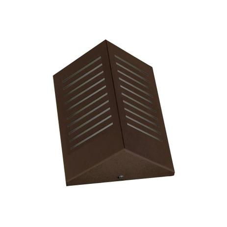 Arandela de Sobrepor Triangular Rasgo 21x18cm Café - Pantoja carmona Menor preço em Arandela de Sobrepor Triangular Rasgo 21x18cm Café - Pantoja carmona
