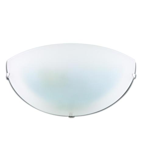 Arandela de Sobrepor Vidro Jateado 30cm Blumenau Branco Menor preço em Arandela de Sobrepor Vidro Jateado 30cm Blumenau Branco