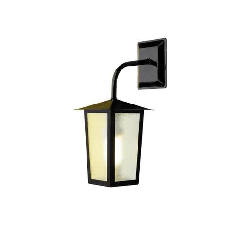Arandela em Alumínio para 1 Lâmpada Colonial 36x15cm Preta - Ideal iluminação é boa?