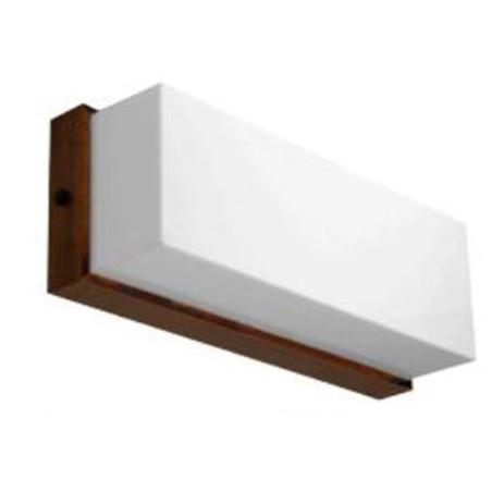 Arandela em Madeira e Acrílico Leitoso 10X40cm 2X E27 - ADM - ADM321 Menor preço em Arandela em Madeira e Acrílico Leitoso 10X40cm 2X E27 - ADM - ADM321