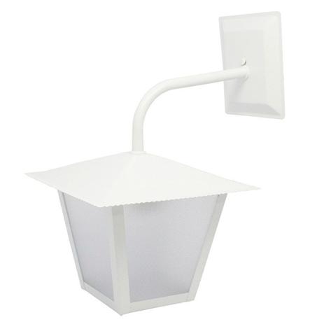 Arandela Externa Branca Quadrada Ideal - IDEAL PLAST Menor preço em Arandela Externa Branca Quadrada Ideal - IDEAL PLAST