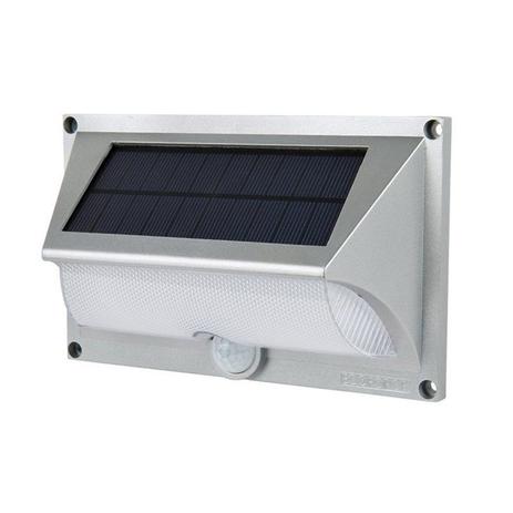 Arandela Externa LED Energia Solar com Sesor de Movimento Luz Amarela Ecoforce Menor preço em Arandela Externa LED Energia Solar com Sesor de Movimento Luz Amarela Ecoforce