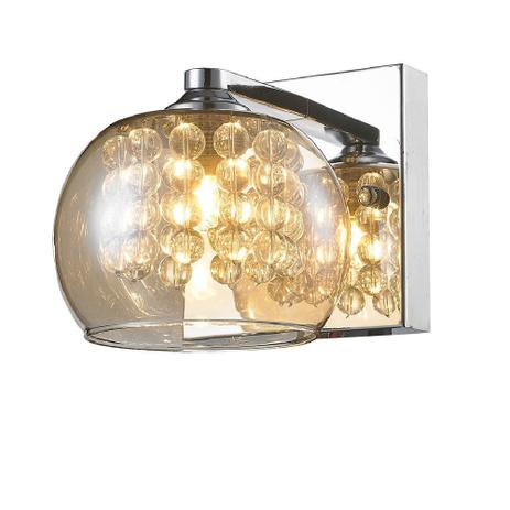 Arandela Externa Parede 1 Lâmpada G9 de Vidro Ambar 16cm - Chandelie Menor preço em Arandela Externa Parede 1 Lâmpada G9 de Vidro Ambar 16cm - Chandelie