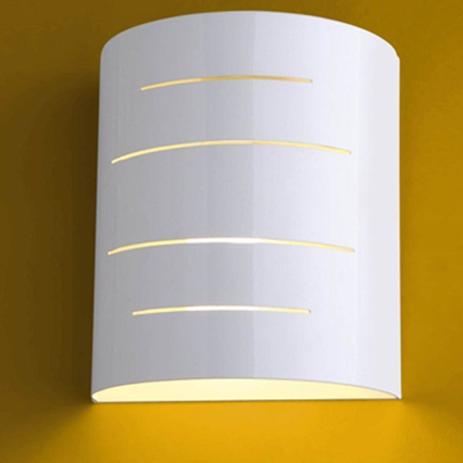 Arandela Flash Meia Face Redonda 04L 01 E-27 - Branco - Ideal iluminação Menor preço em Arandela Flash Meia Face Redonda 04L 01 E-27 - Branco - Ideal iluminação