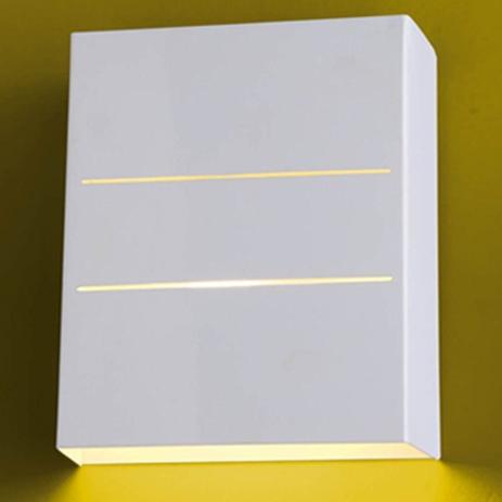 Arandela Flash Meia Face Trapézio 02L 01 E-27 - Branca Microtexturizada - Ideal iluminação Menor preço em Arandela Flash Meia Face Trapézio 02L 01 E-27 - Branca Microtexturizada - Ideal iluminação