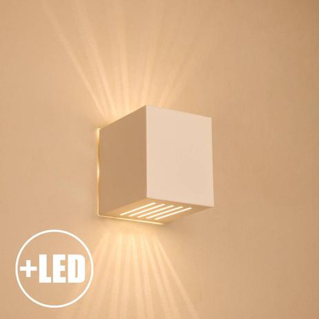 Arandela Frisada Efeito Parede Externa/ Interna + Led G9 5w 3000k - Lcgeletro Menor preço em Arandela Frisada Efeito Parede Externa/ Interna + Led G9 5w 3000k - Lcgeletro