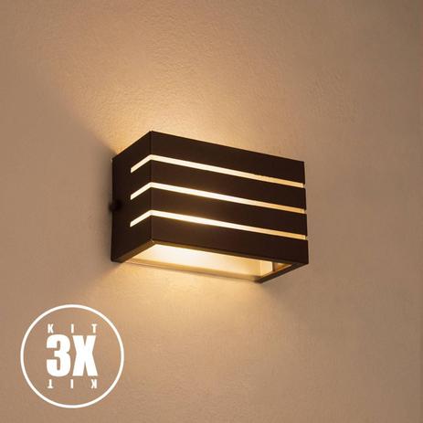Arandela Frisada Luminária Para Muro Parede Externa G9 Kit 3 unidades - Lcg eletro é boa?