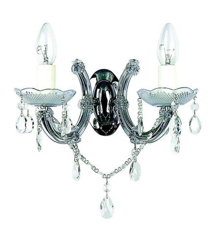 Arandela Parede E14 Cristal Acrilico Kh1062 Cristal Cromado - Bella iluminação Menor preço em Arandela Parede E14 Cristal Acrilico Kh1062 Cristal Cromado - Bella iluminação