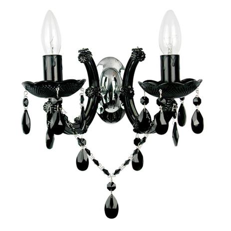 Arandela Parede E14 KH1062B Preta - Bella iluminação Menor preço em Arandela Parede E14 KH1062B Preta - Bella iluminação