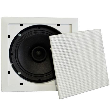 Arandela Quadrada Fiamon c/ Alto falante de 6” 30W RMS Branca Menor preço em Arandela Quadrada Fiamon c/ Alto falante de 6” 30W RMS Branca