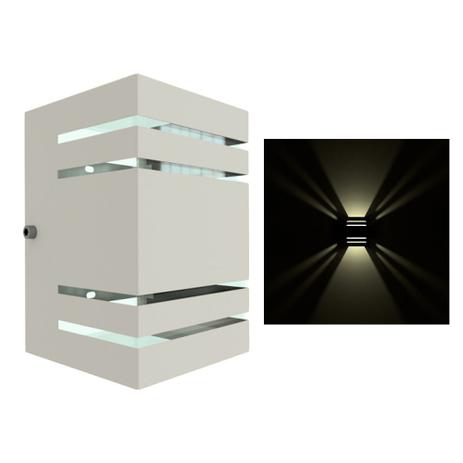 Arandela Retangular 4 Frisos 2 Focos G9 Bivolt Externa Mf152 - Mega Forte - MEGA FORTE ILUMINAÇÃO Menor preço em Arandela Retangular 4 Frisos 2 Focos G9 Bivolt Externa Mf152 - Mega Forte - MEGA FORTE ILUMINAÇÃO