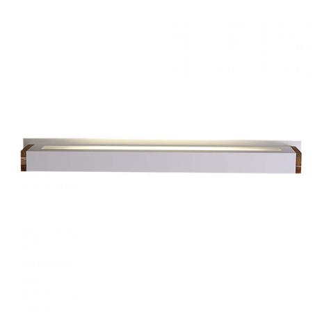 Arandela Retangular Arky Wood 67cmx5cmx10cm Bella Italia Branco Menor preço em Arandela Retangular Arky Wood 67cmx5cmx10cm Bella Italia Branco