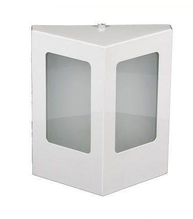 Arandela Triangular Aluminio interno/externo bocal E-27 - Ancora Menor preço em Arandela Triangular Aluminio interno/externo bocal E-27 - Ancora