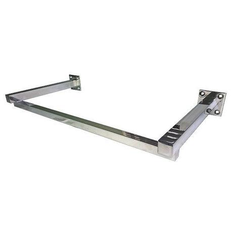 Arara de parede Comac modelo quadrada leve tamanho 60 cm em alumínio. Menor preço em Arara de parede Comac modelo quadrada leve tamanho 60 cm em alumínio.