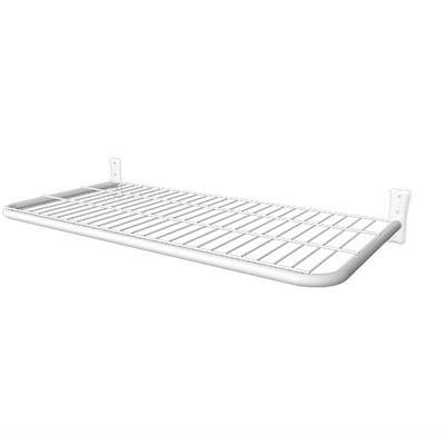 Arara Prateleira s/ Pingente de Parede 0,40 x 1,20m Branco - Cód. 8552 - Gecede industria e comercio ltda Menor preço em Arara Prateleira s/ Pingente de Parede 0,40 x 1,20m Branco - Cód. 8552 - Gecede industria e comercio ltda