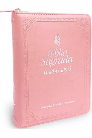 ARC045HLMZFB - Bíblia Sagrada - Harpa Cristã e Índice - Zíper - Pequena - Rosa - Casa publicadora das asembleias de deus Menor preço em ARC045HLMZFB - Bíblia Sagrada - Harpa Cristã e Índice - Zíper - Pequena - Rosa - Casa publicadora das asembleias de deus