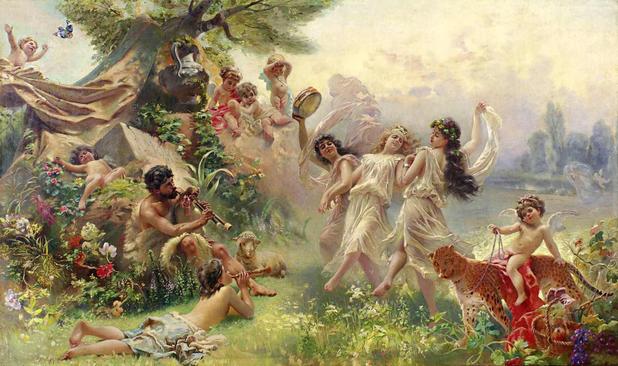 Arcádia Feliz - Konstantin Makovsky - Tela 60x101 Para Quadro - Santhatela é ruim? Arcádia Feliz - Konstantin Makovsky - Tela 60x101 Para Quadro - Santhatela é boa?