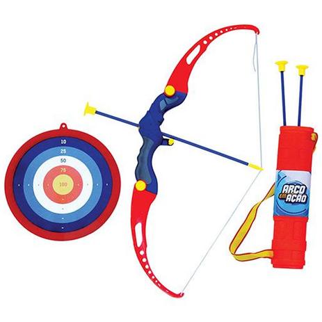 Arco E Flecha Infantil C/ Aljava + 3 Flechas+ Alvo - Bel - Bel brink Menor preço em Arco E Flecha Infantil C/ Aljava + 3 Flechas+ Alvo - Bel - Bel brink