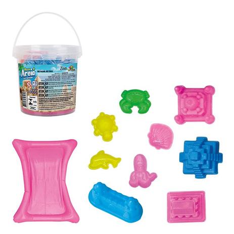Areia Mágica 1kg com Forminhas - Art brink Menor preço em Areia Mágica 1kg com Forminhas - Art brink