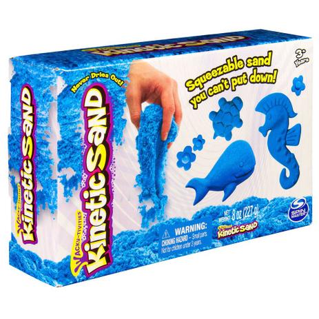 Areia para Modelar - Massa Areia - Kinetic Sand - Cores Neon - Azul - Sunny Menor preço em Areia para Modelar - Massa Areia - Kinetic Sand - Cores Neon - Azul - Sunny