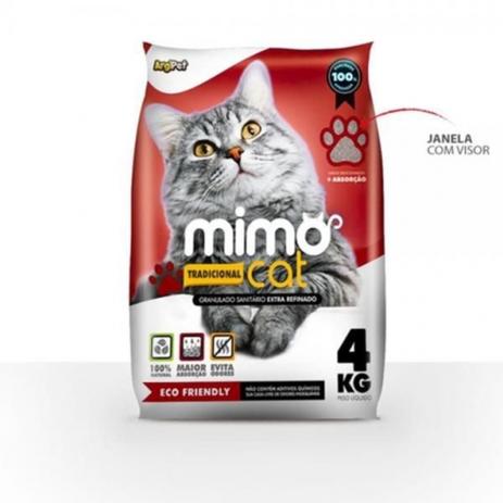 Areia sanitária para gatos MimoCat tradicional 4 kg Menor preço em Areia sanitária para gatos MimoCat tradicional 4 kg
