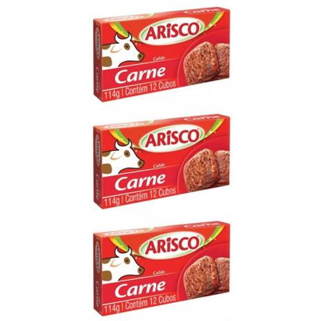 Arisco Caldo De Carne 114g (Kit C/03) Menor preço em Arisco Caldo De Carne 114g (Kit C/03)