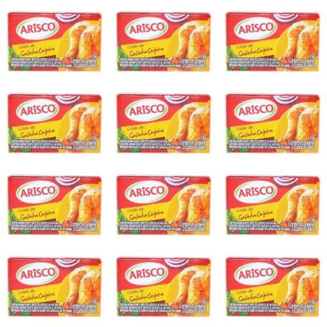 Arisco Caldo De Galinha Caipira 19g (Kit C/12) Menor preço em Arisco Caldo De Galinha Caipira 19g (Kit C/12)