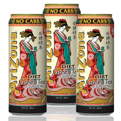 Arizona zero calorie green tea - chá verde c/ ginseng zero - 3 uni Menor preço em Arizona zero calorie green tea - chá verde c/ ginseng zero - 3 uni