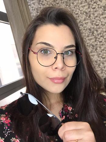 Oculos redondo preto feminino Clearance