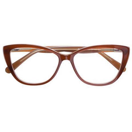 oculos marrom feminino de grau