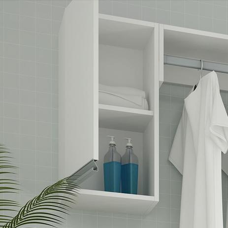 Armário Aéreo 1 Porta Bs 32 Branco - Brv móveis Menor preço em Armário Aéreo 1 Porta Bs 32 Branco - Brv móveis
